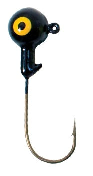 Painted 1/8 oz. Jig Heads Black