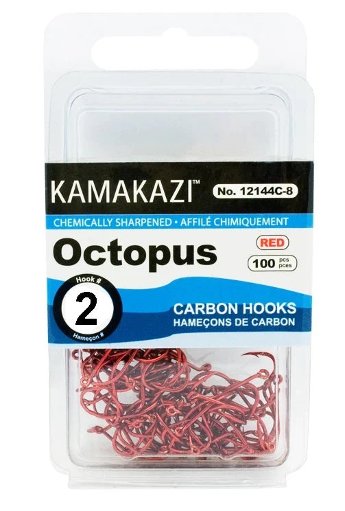 Kamakazi Red Octopus Hooks #2
